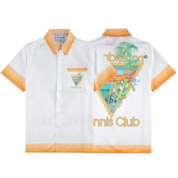 Casablanca Patterned Green Polo Shirt - 31