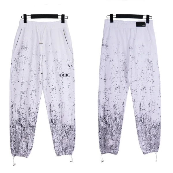 Amiri Cotton Terry Sweatpants Black - 25