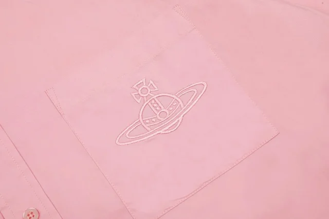 Vivienne Westwood Shirts Orb Embroidered Long-Sleeve Button-Up Shirt product detail image 4