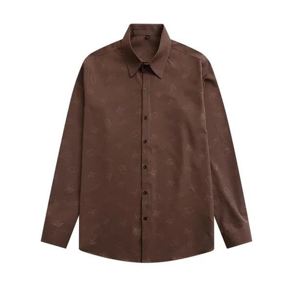 Gucci GG Embroidered Shirt White with Red-Green Trim - 15