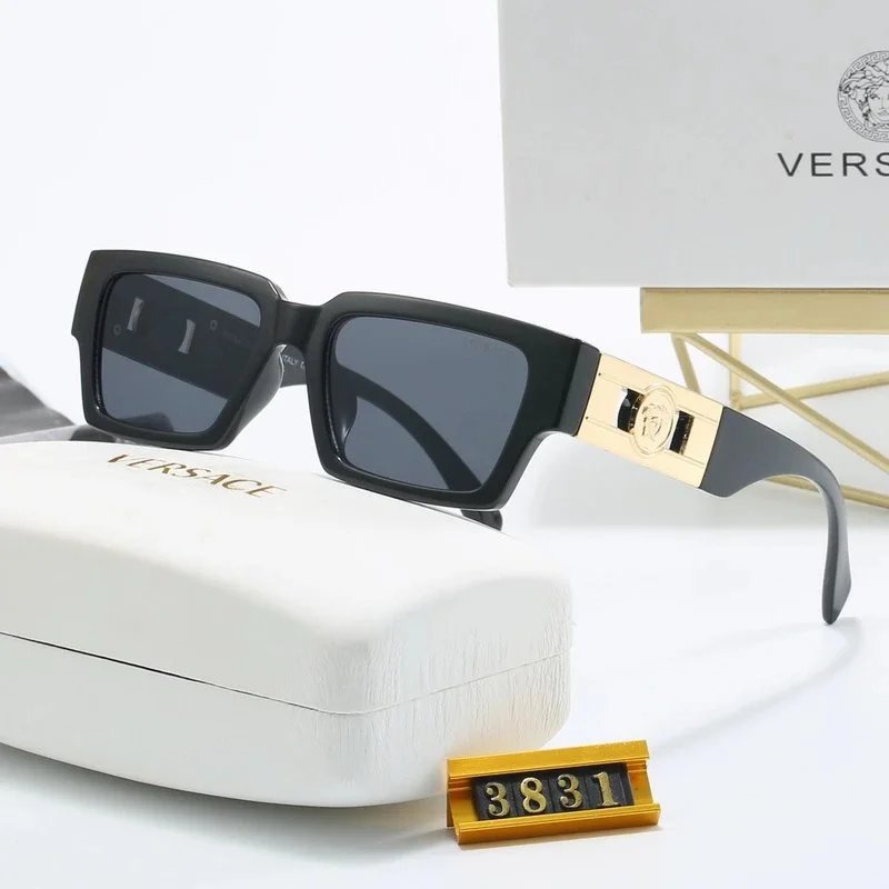 Versace Eyewear 3831 square-frame sunglasses with Medusa temple plaques — 10