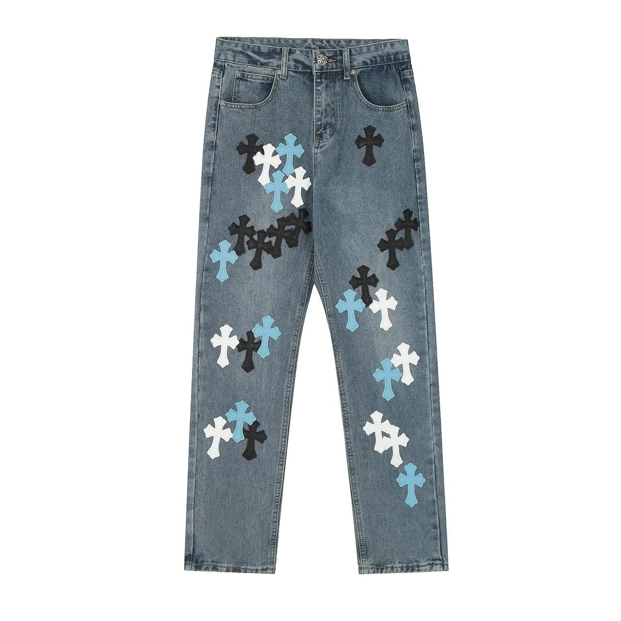 Chrome Hearts Cross Patch Jean