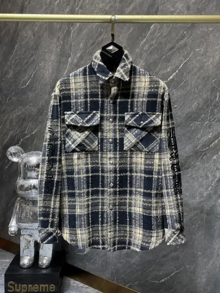 Burberry Pink Check Cotton Shirt - 17