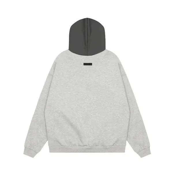 Fear of God Essentials Arch Logo Hoodie Gray - 4