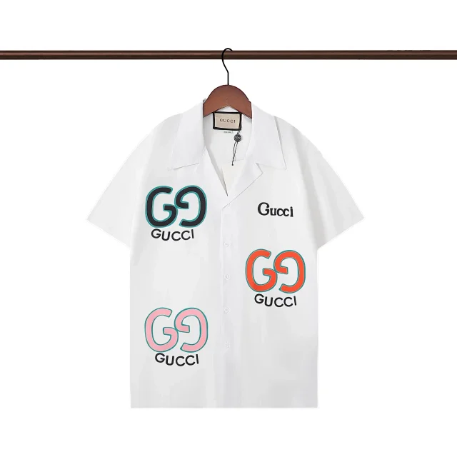 Gucci Shirts Printed Button-Up Shirt product detail image 23