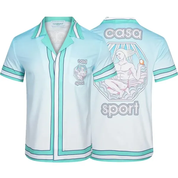 Casablanca Casa Tennis Club White Polo Shirt - 22