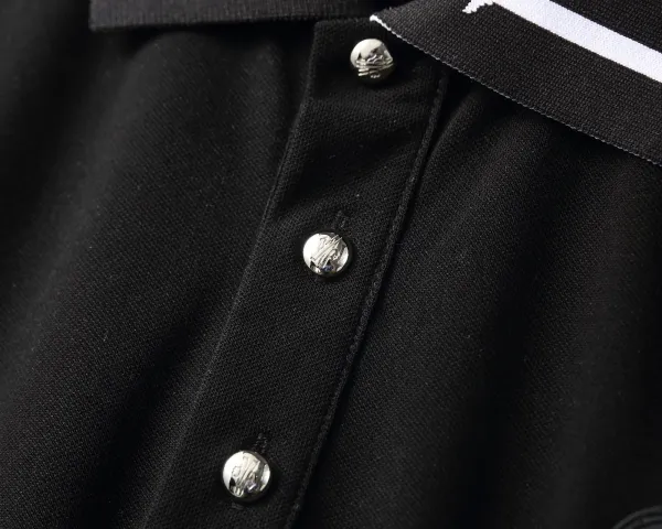 Moncler Logo Polo White Polo Polo Shirt - 6