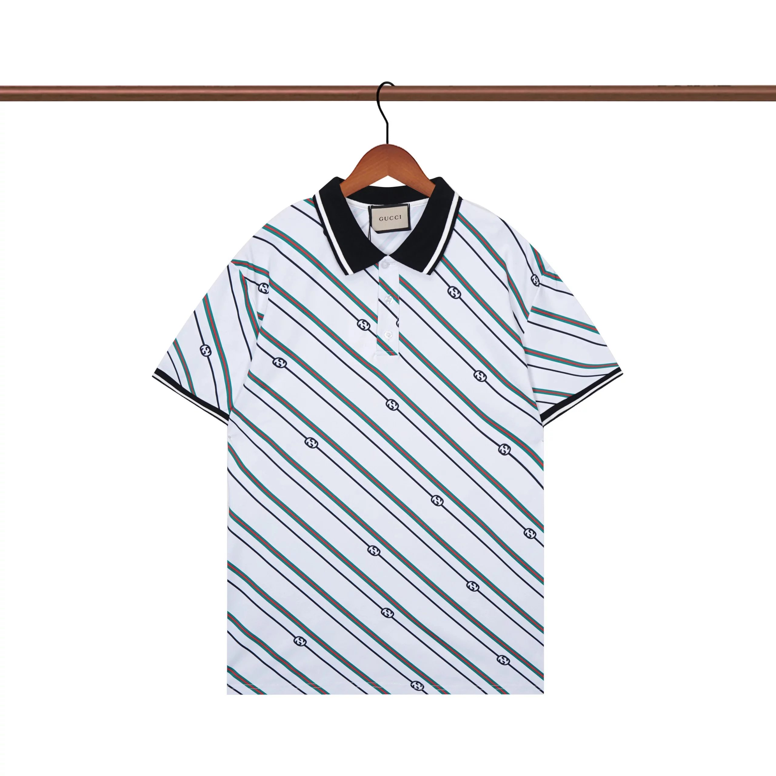 Gucci Logo Print White Polo Shirt - 26