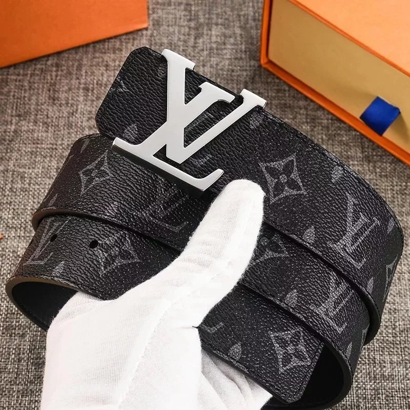 Louis Vuitton LV Initiales Belt Brown Monogram Leather Belt - 17