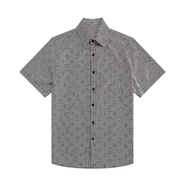 Unbranded Matching Sets Short-Sleeve Printed Shirt and Drawstring Shorts Set product detail image 24