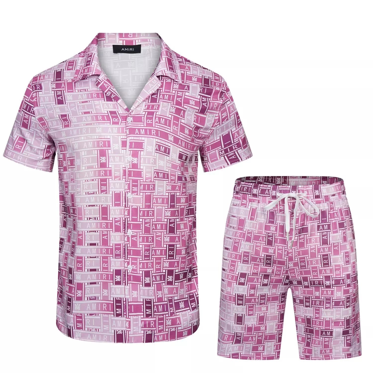 AMIRI Woven Logo Shirt/Shorts 