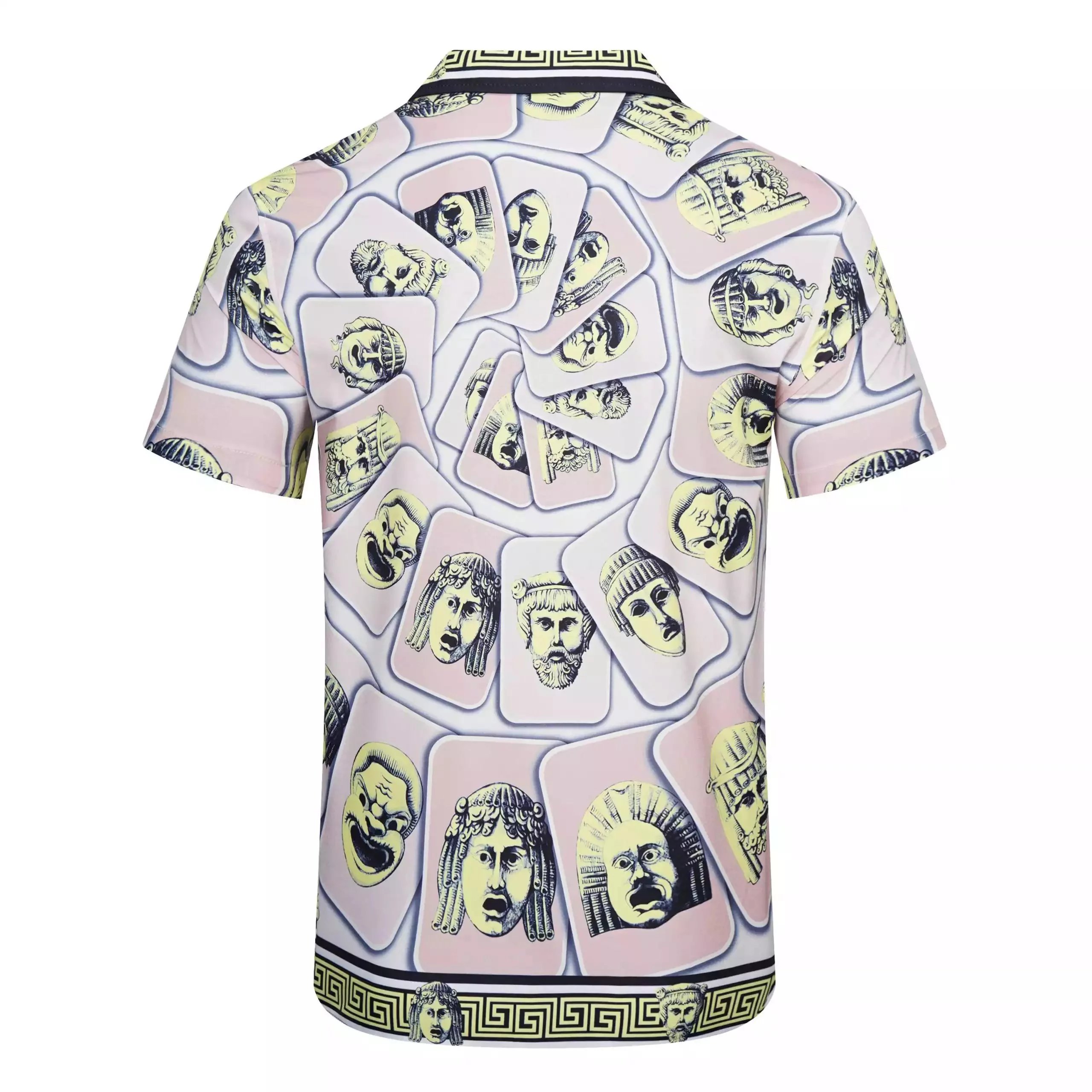 Versace Medusa Print Short-Sleeve Shirt and Shorts Set Multicolor - 28