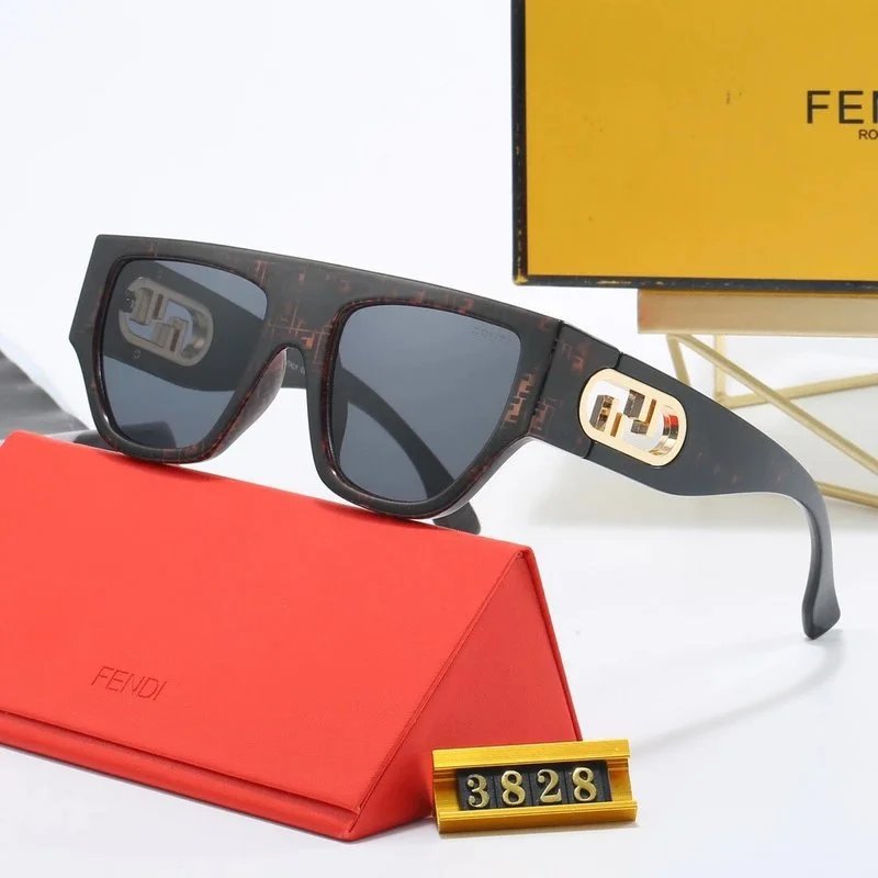 Fendi FF Logo Square Sunglasse