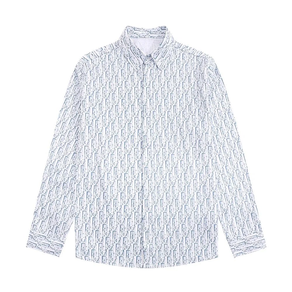 Dior Oblique Print Shirt Beige Multicolor - 23