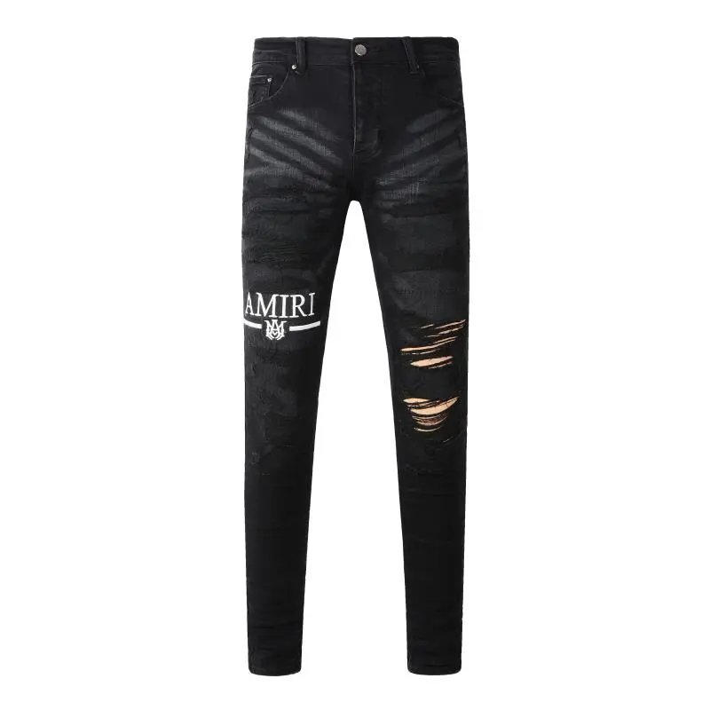 AMIRI Ripped Black Jeans [40 s