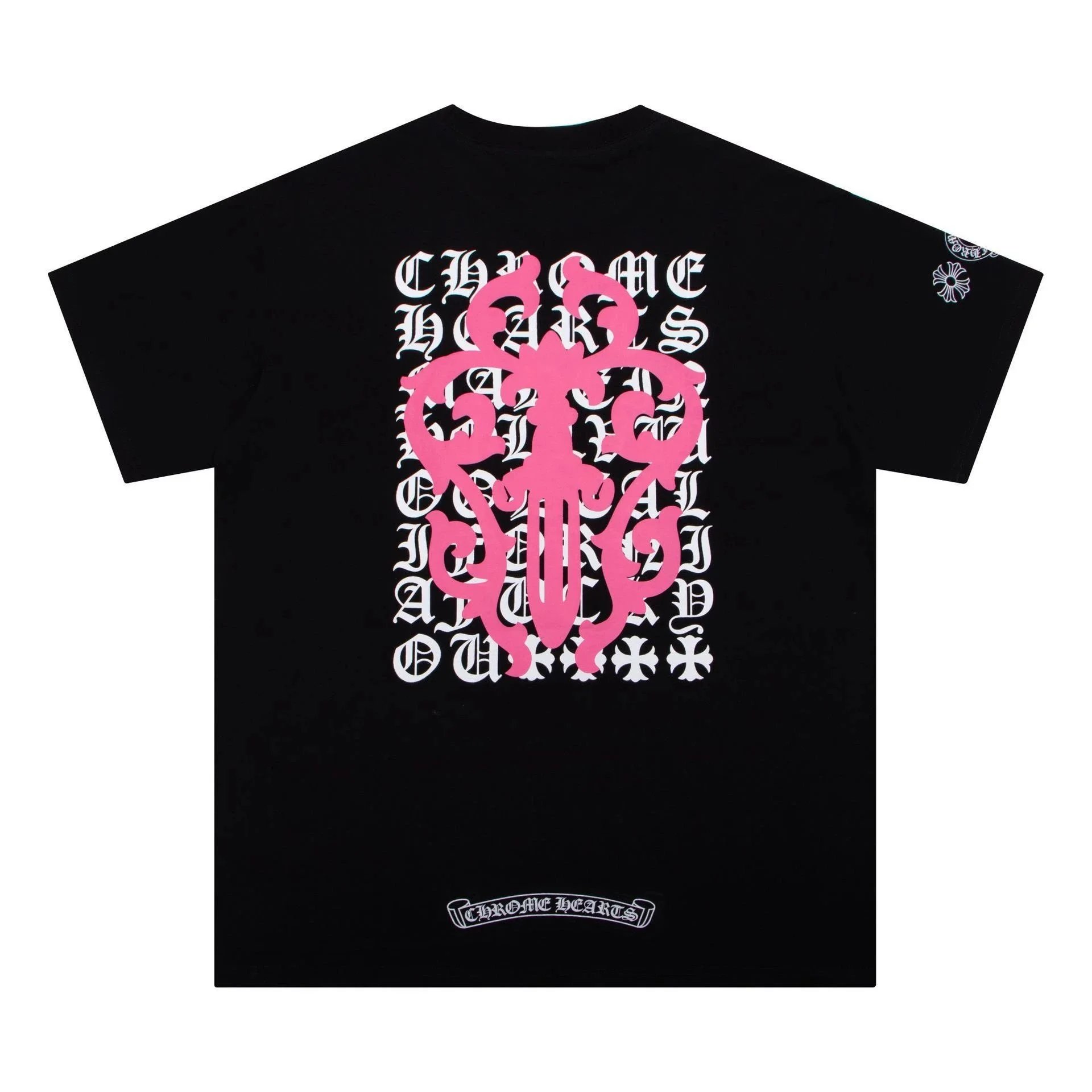 Chrome Hearts Hollywood White Graphic T-Shirt - 8