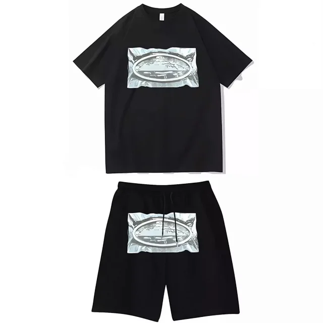Unbranded Matching Sets Graphic-print T-shirt and shorts set product detail image 14