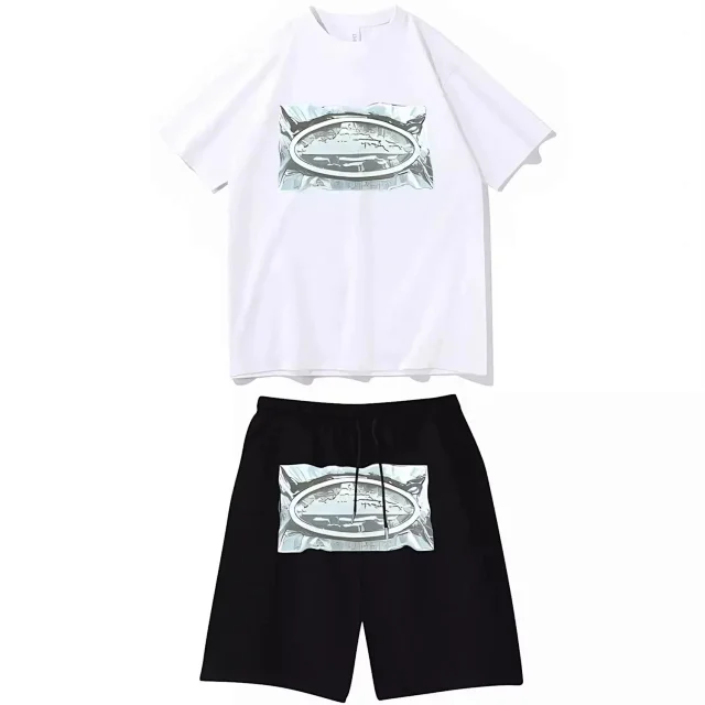 Unbranded Matching Sets Graphic-print T-shirt and shorts set product detail image 15