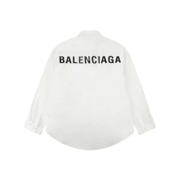 Balenciaga Logo Graffiti Print Black Shirt - 15