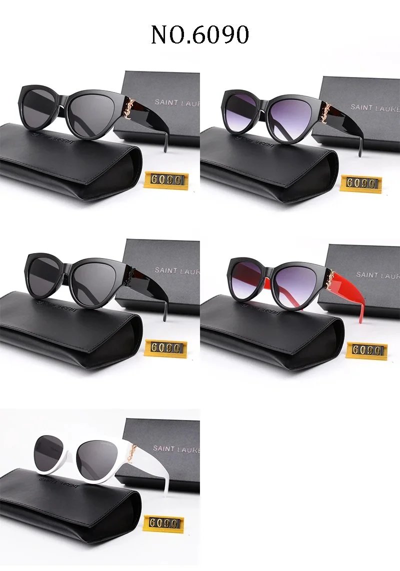 Saint Laurent Square Frame Gradient Purple Sunglasses - 2