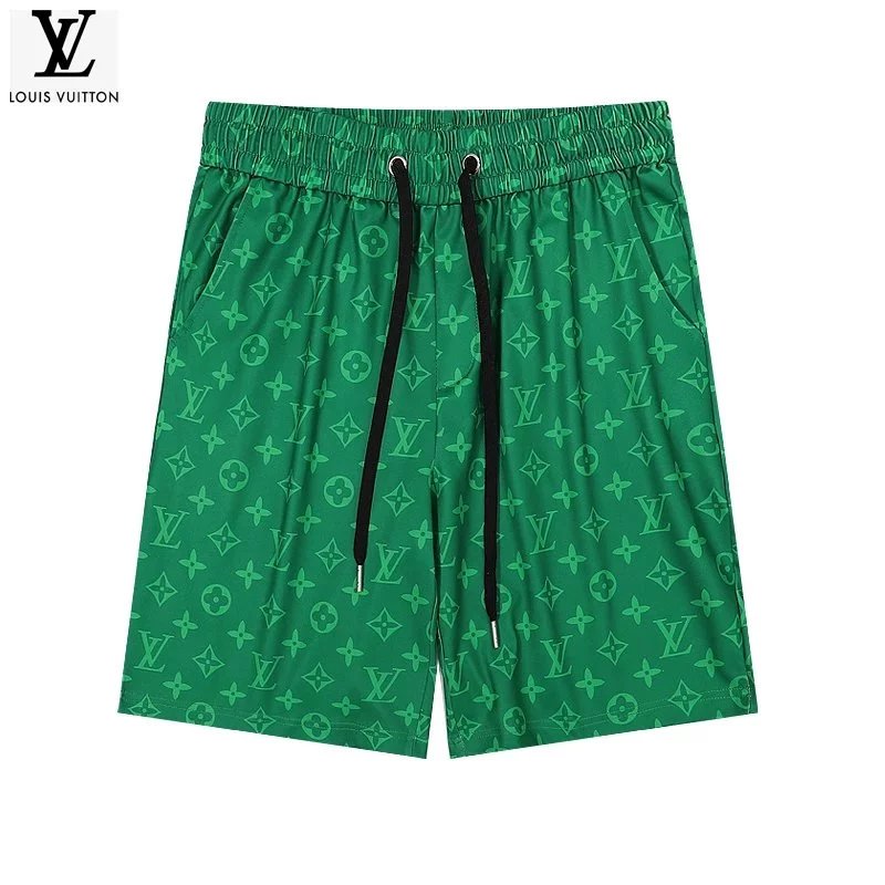 Design Louis Vuitton Logo Print White T-Shirt and Shorts Set Sets - 27