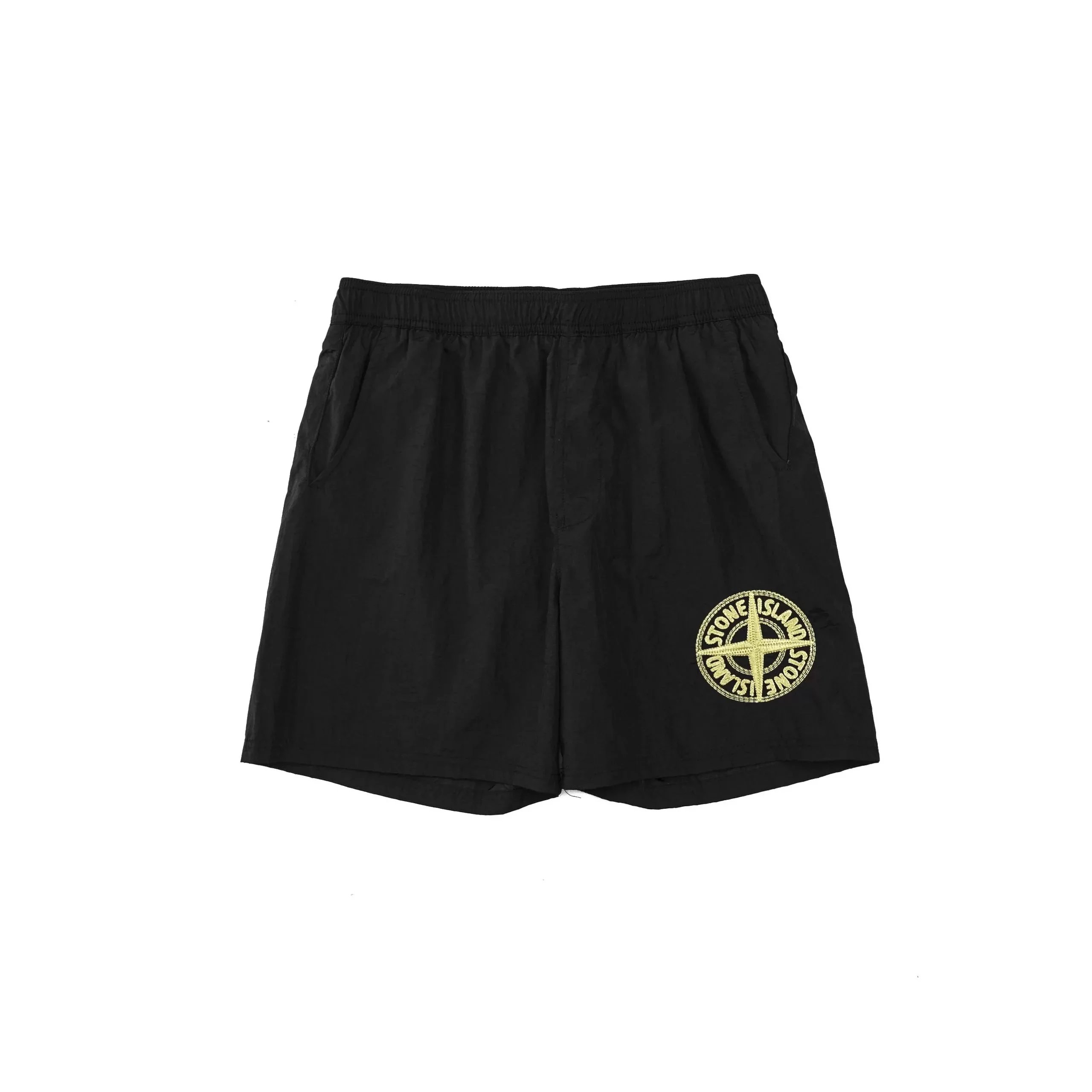 Stone Island Compass Logo Shorts Gray - 31