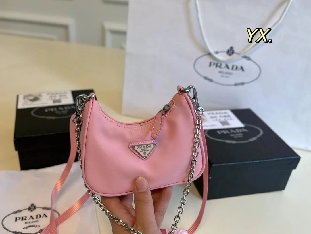 Prada Re-Nylon Mini Shoulder Bag Black - 10