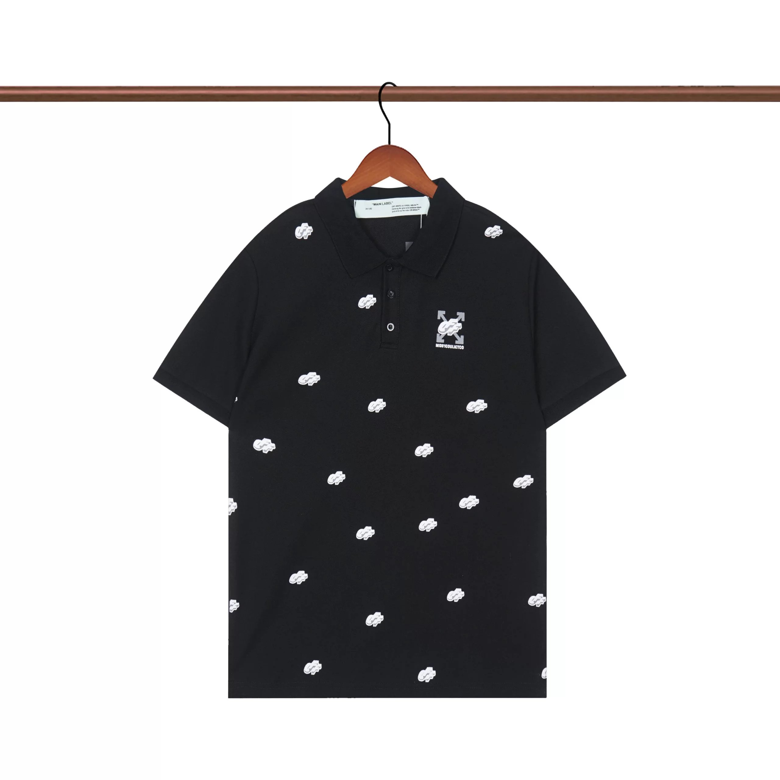 Dior Oblique Print Polo White Polo Shirt - 4