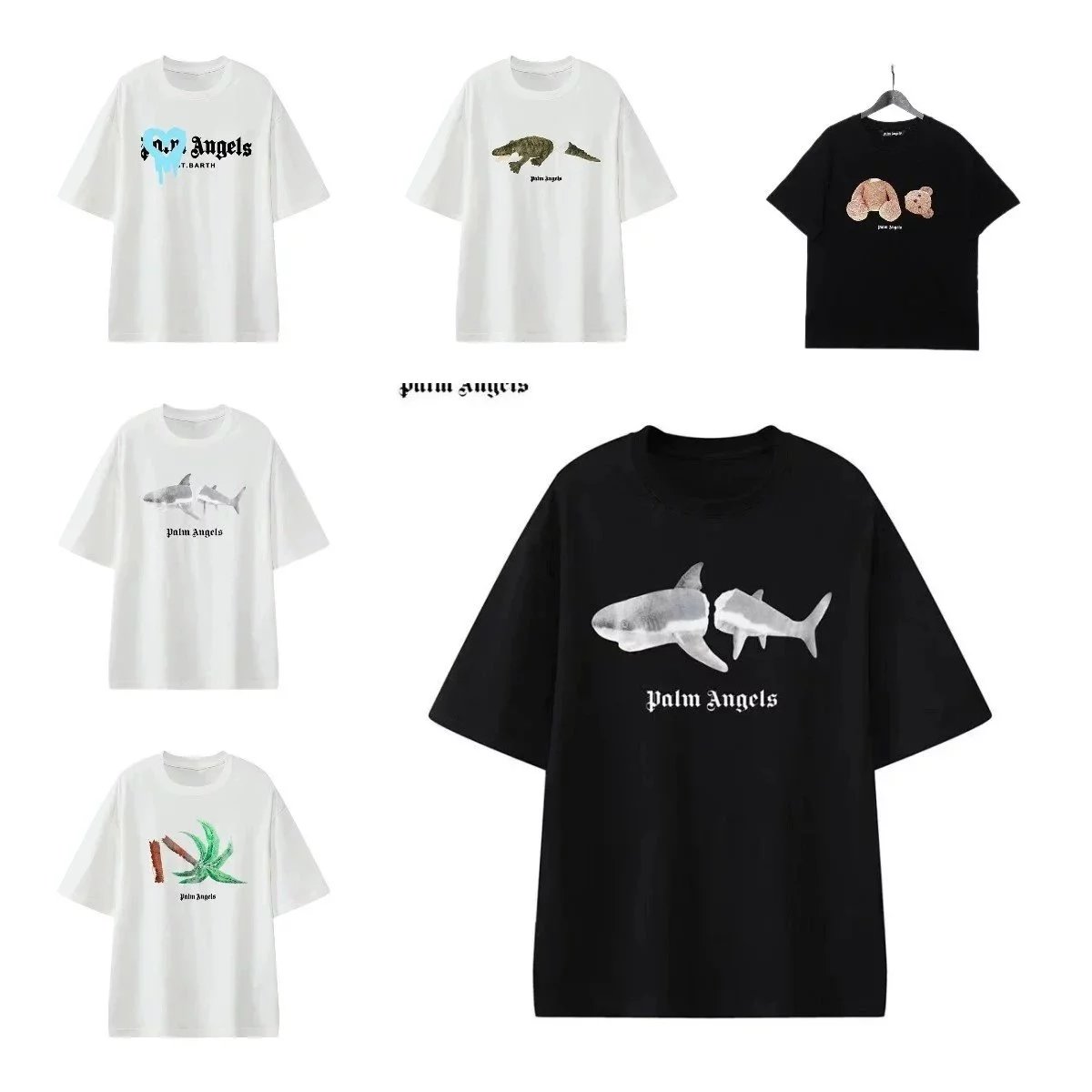 Palm Angels Shark Graphic T-Sh