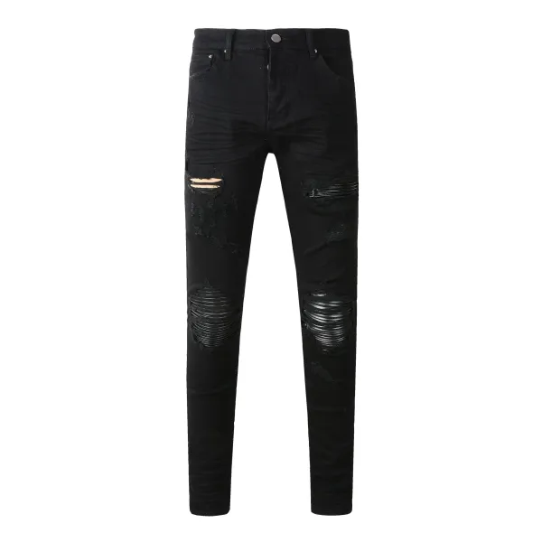 Gallery Dept. Distressed Black Denim Jeans - 15