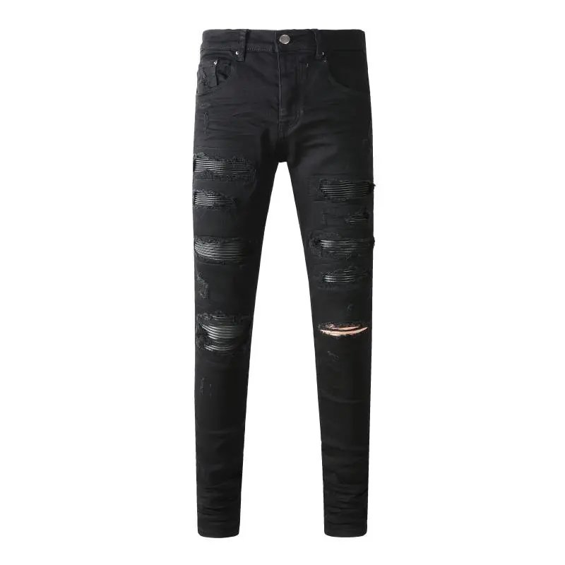 Black Distressed Ripped Skinny