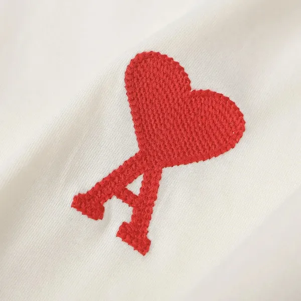 Comme des Garçons Play Heart Logo Gray T-Shirt - 4