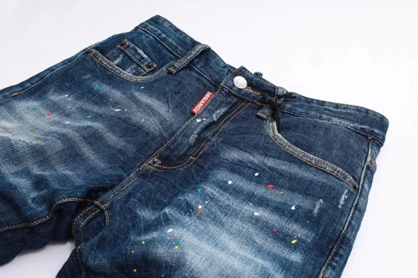Dsquared2 Distressed Bleach-Splatter Denim Jeans - 5