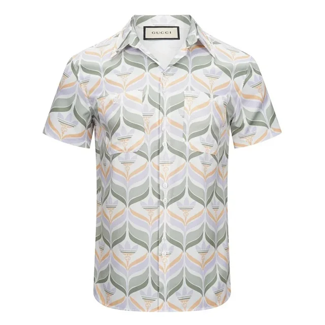 Gucci Shirts Short-sleeve printed button-up shirt product detail image 18