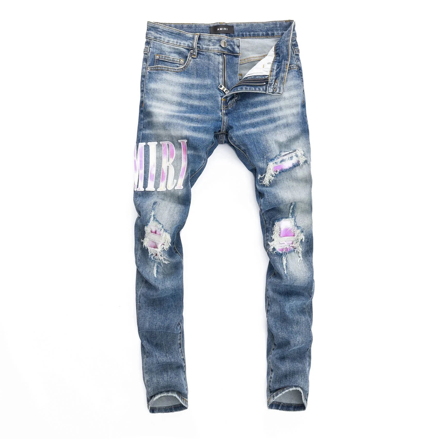 Gallery Dept. Patchwork Distressed Black Jeans - 31