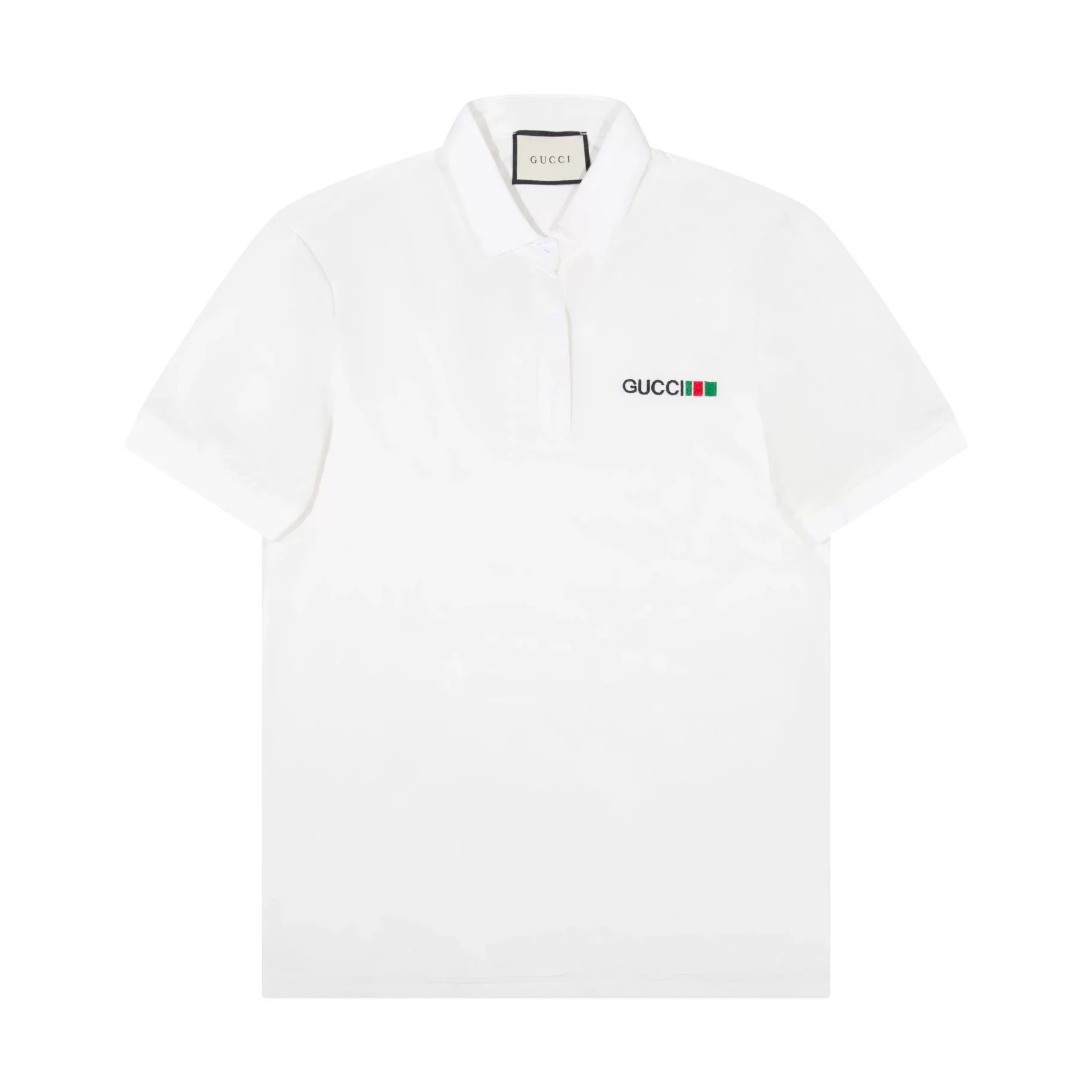 Gucci Pineapple Embroidered Polo Orange Polo Shirt - 11