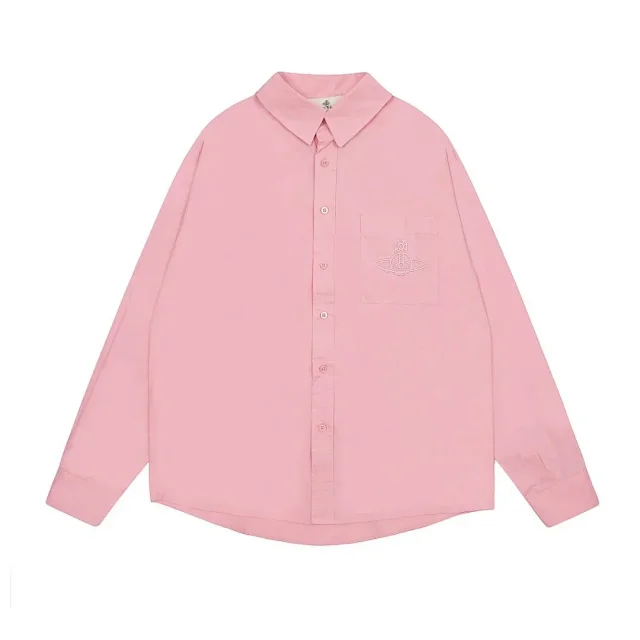 Vivienne Westwood Shirts Orb Embroidered Long-Sleeve Button-Up Shirt product detail image 2