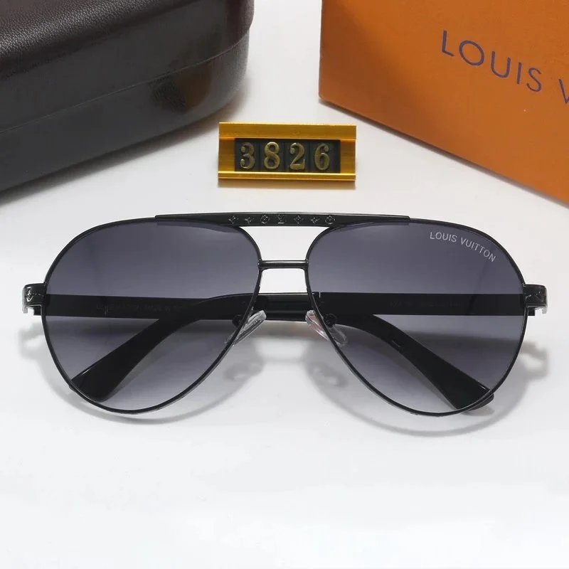Louis Vuitton Monogram Square Sunglasses Purple Gradient - 5