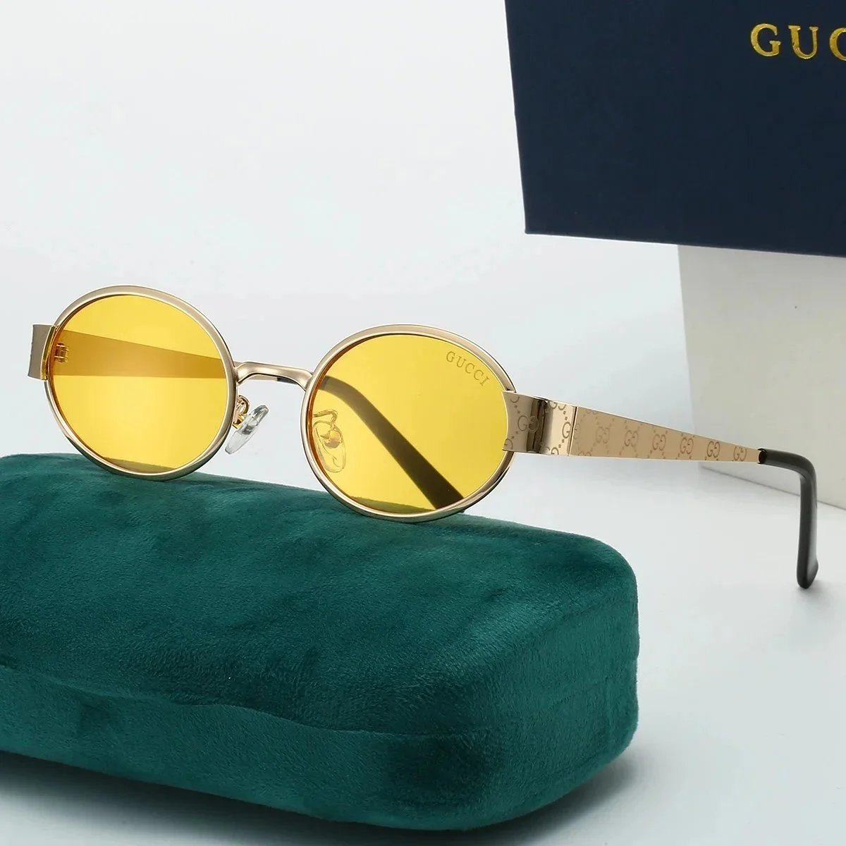 Gucci GG Marmont Round Sunglasses Black - 8