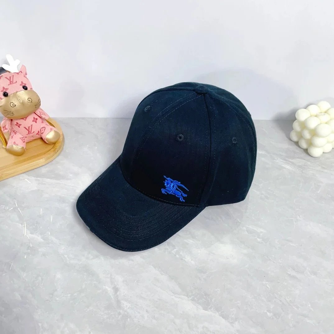 Burberry Logo-Embroidered Black Baseball Cap - 16