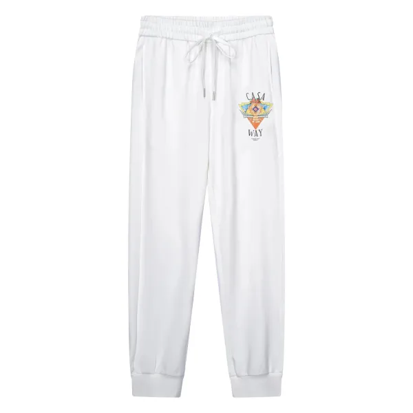 Design For The Peace Graphic Sweatpants White - 20