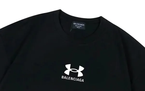 Balenciaga x Under Armour Logo T-Shirt Black - 6