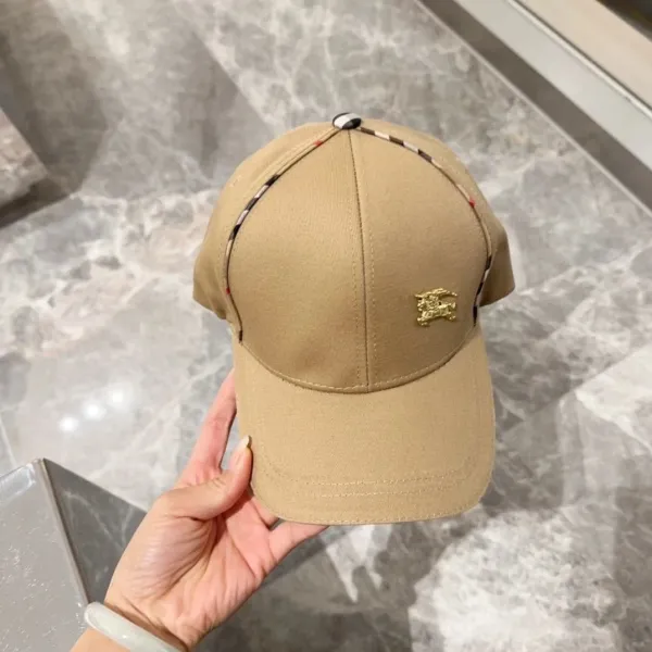 Burberry Logo Embroidery Baseball Cap Black - 12