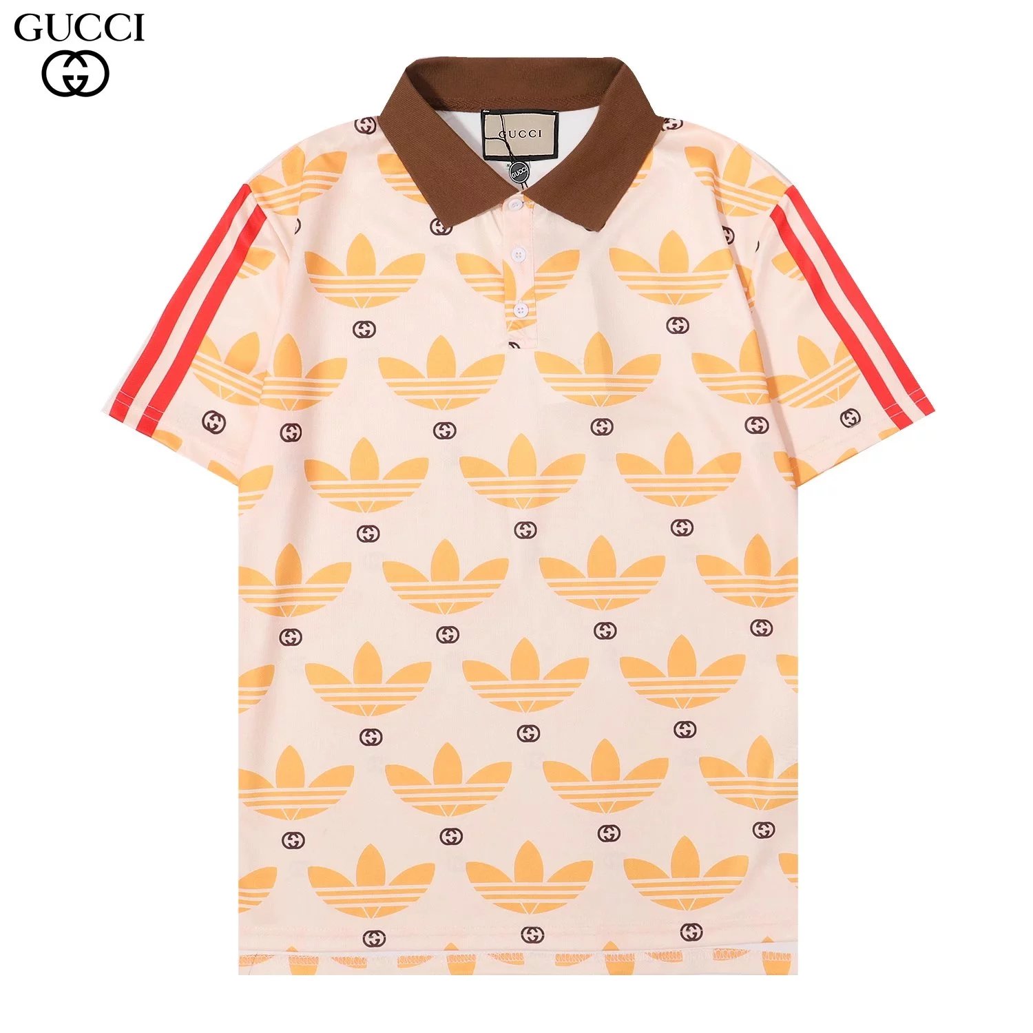 Gucci Logo Print White Polo Shirt - 29