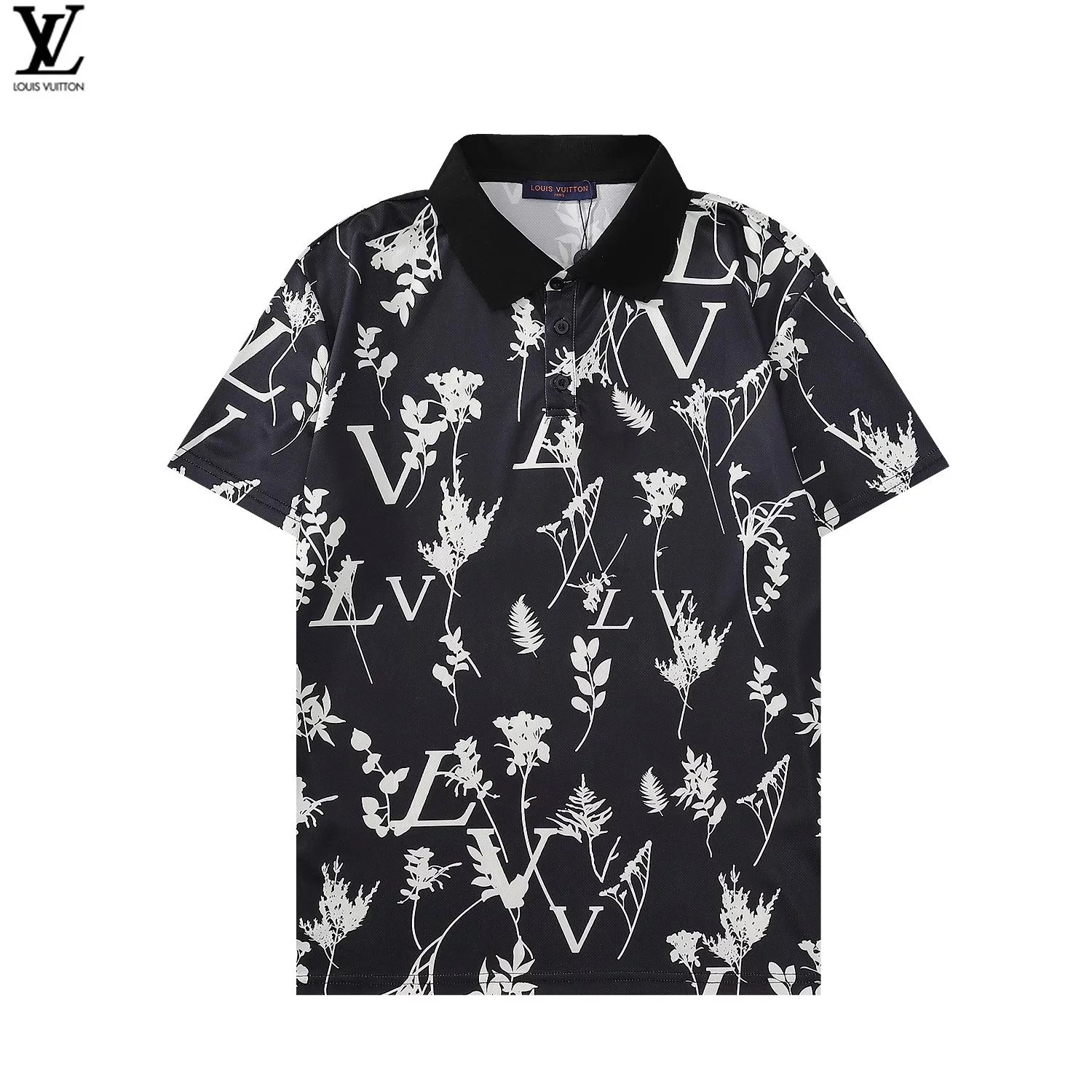 Louis Vuitton Checkerboard Monogram Polo Black Polo Shirt - 23