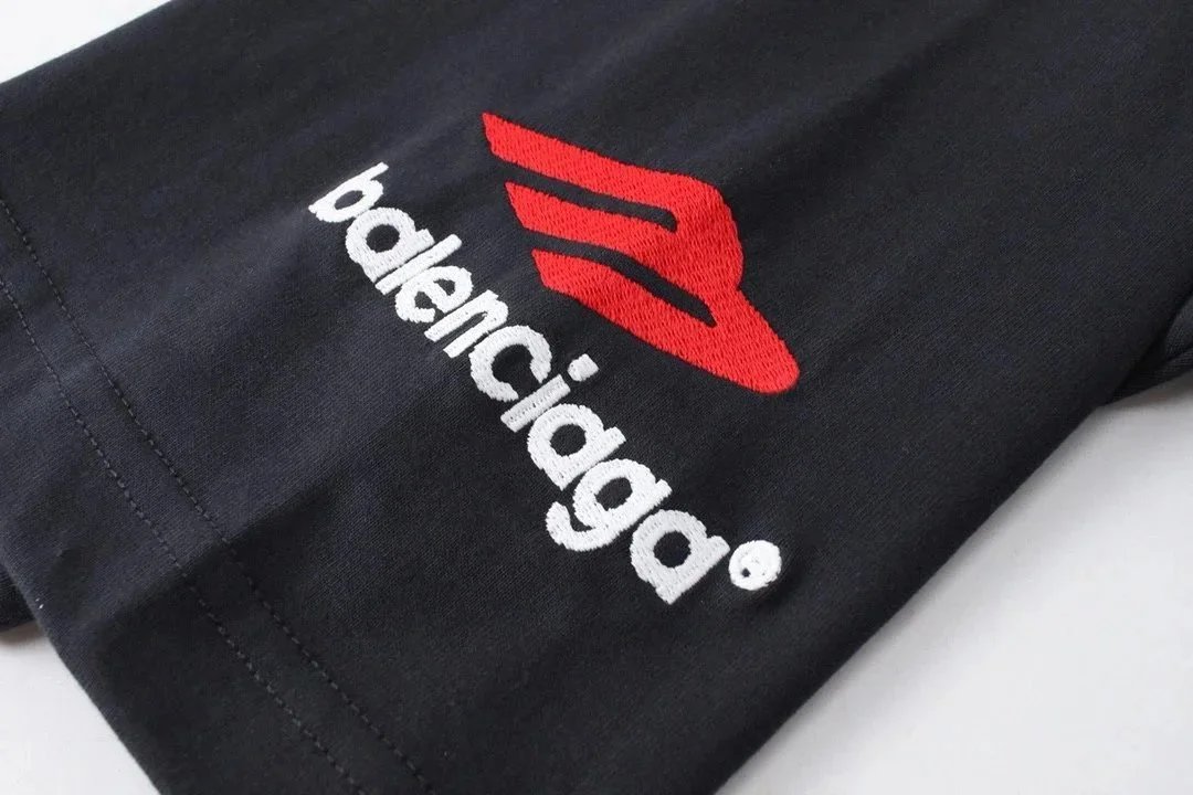 Balenciaga BB Logo Beige T-Shirt - 11