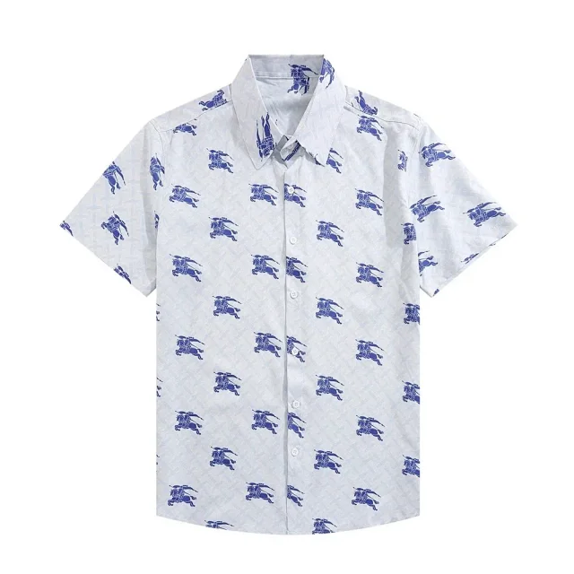 Burberry Shirts Short-Sleeve Check Button-Up Shirt product detail image 25