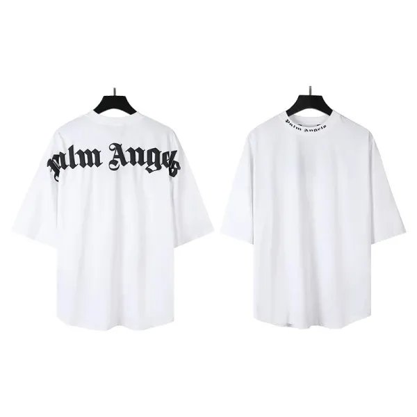 Palm Angels Heart Drip Logo Black T-Shirt - 16
