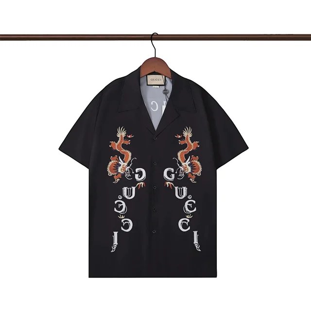 Gucci Shirts Printed Button-Up Shirt product detail image 21