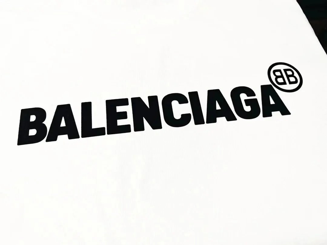 Balenciaga Flame Logo Black T-Shirt - 9